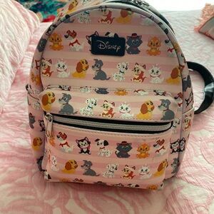Disney Pink and Black Cartoon Animal Mini Backpack